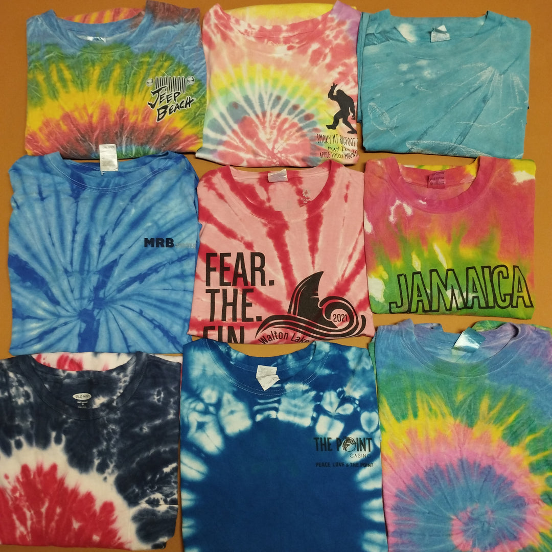 LOT of T-Shirts Tie Dyed Unbranded