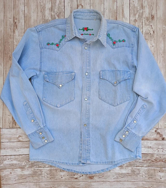 LOT of Shirt Denim Vintage Unbranded Vintage & Retro