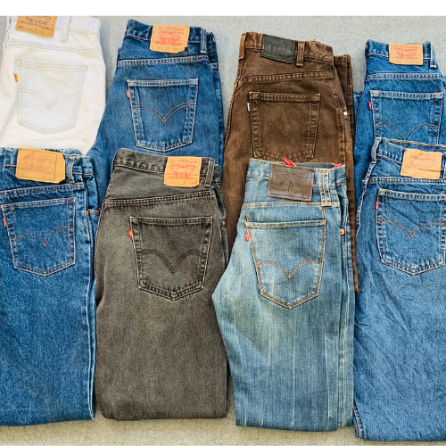 LOT of Vintage Levi's Jeans Mixed Codes (vintage fabric)