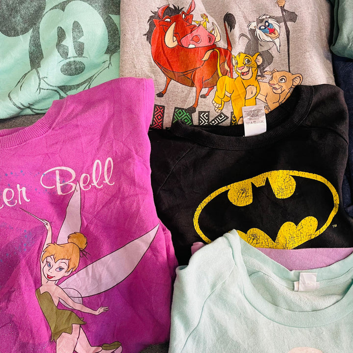 LOT of   Sweatshirts Disney/Marvel/Cartoons.... (Vintage & Retro)