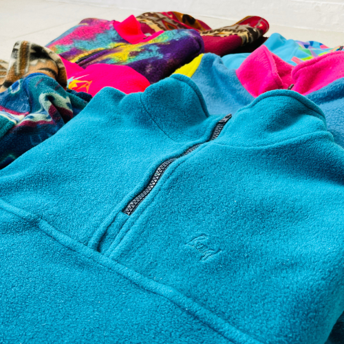 LOT of Vintage Fleeces  Crazy Pattern