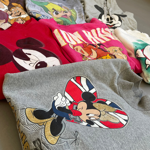 LOT of   Sweatshirts Disney/Marvel/Cartoons.... (Vintage & Retro)