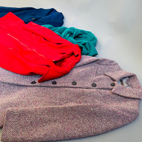 LOT of  "Italian Vintage" Coats Long (Wool, Cotton ...)