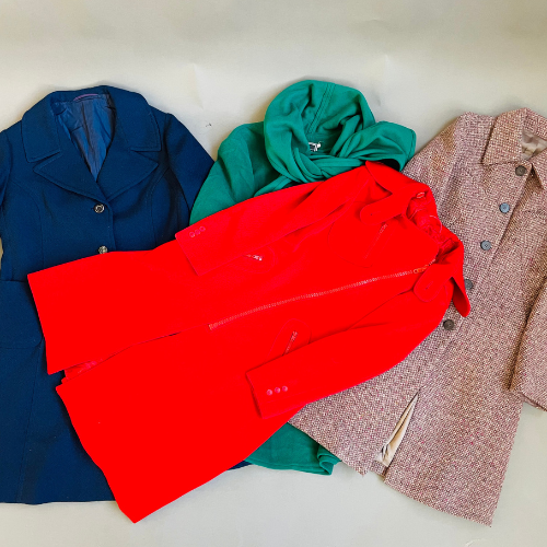LOT of  "Italian Vintage" Coats Long (Wool, Cotton ...)